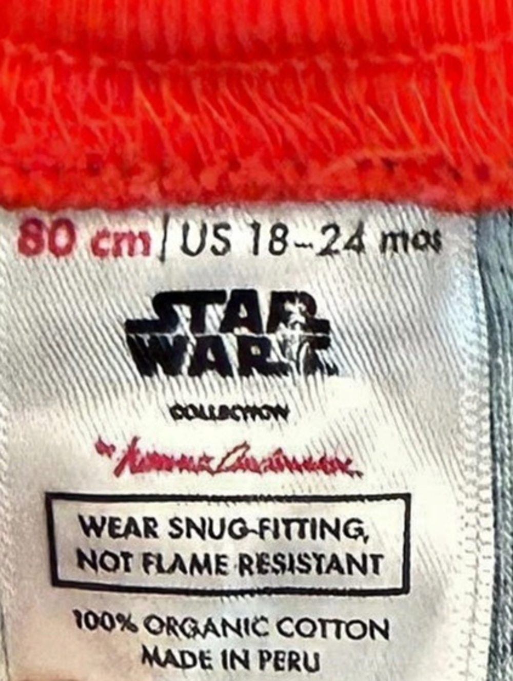 Hanna Andersson Star Wars Christmas Footie Pajama 18-24M - sibling set available - Picture 3 of 6